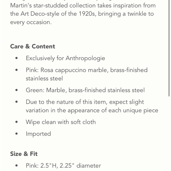 Starry Nights Marble Star Trinket Box - Picture 11 of 11